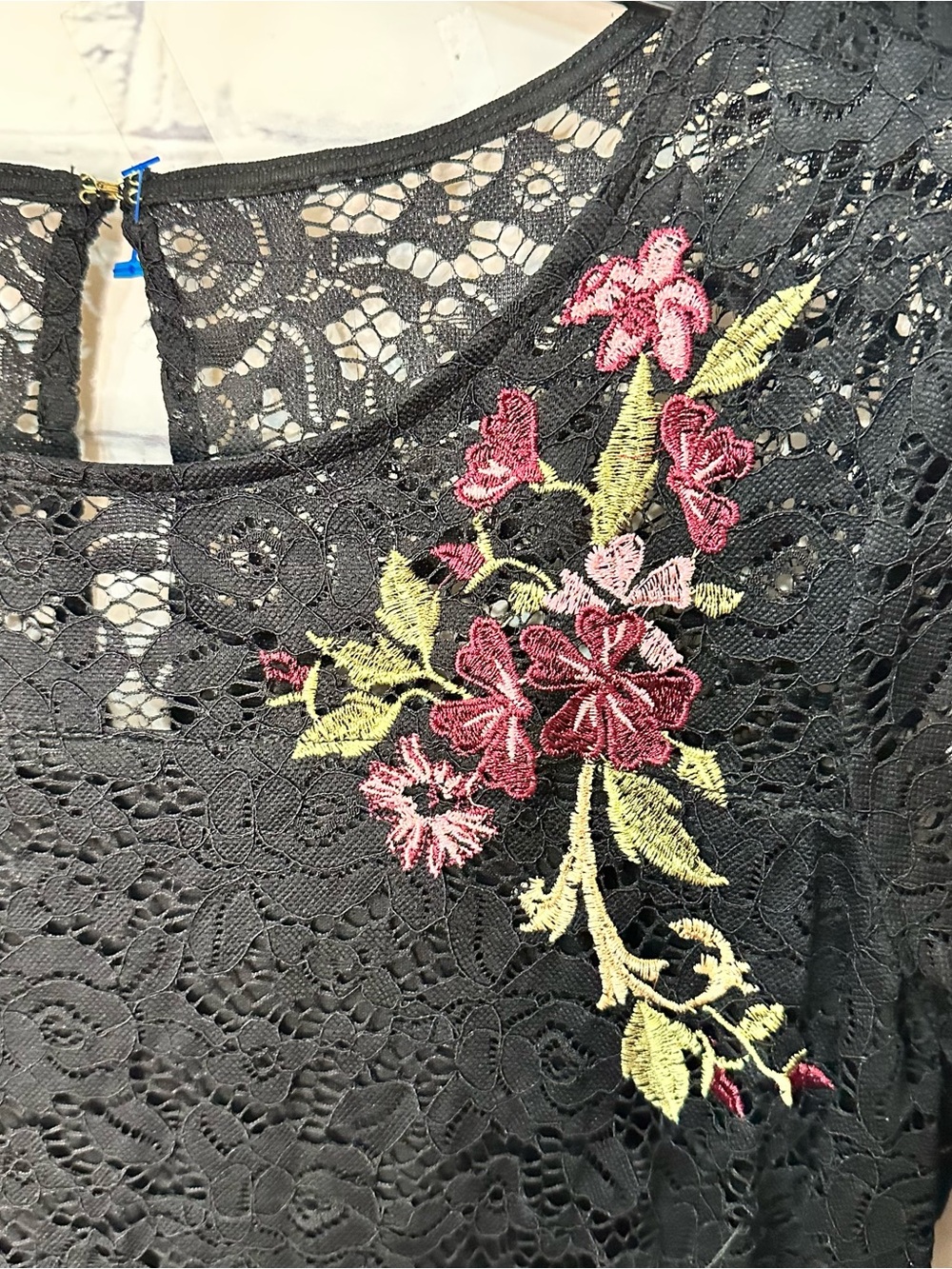 Women’s Thalia Sodi Size Small Black Lace Dress - Picture 4 of 8